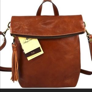 Patricia Nash foldover leather purse-